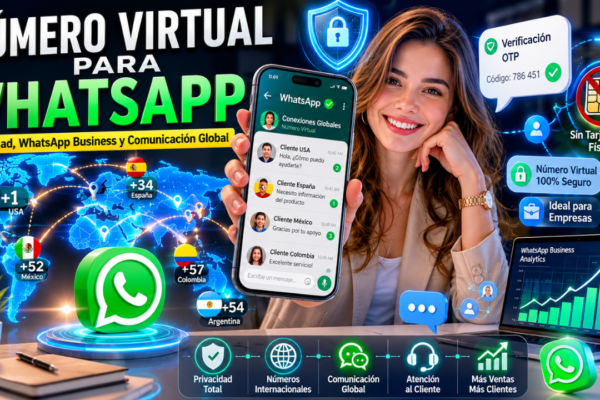 número virtual para WhatsApp